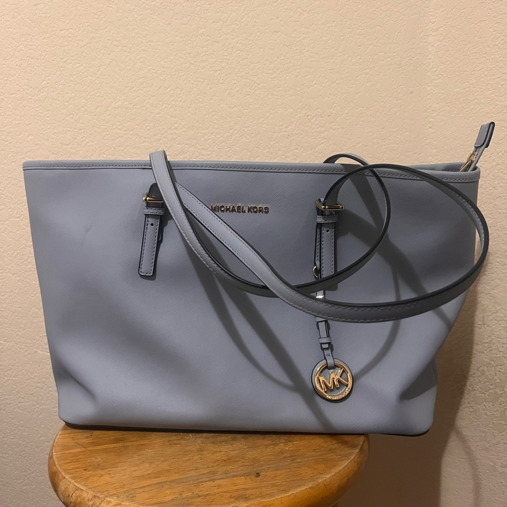 sky blue Michael Kors Bag
